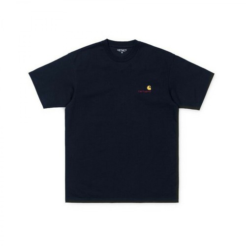 Carhartt Wip, T-shirt Niebieski, male, 429.84PLN