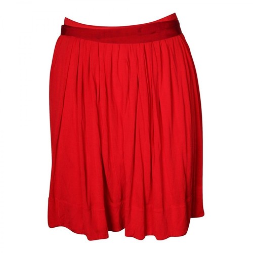 Celine Vintage, Plisowana Spódnica Czerwony, female, 1163.00PLN