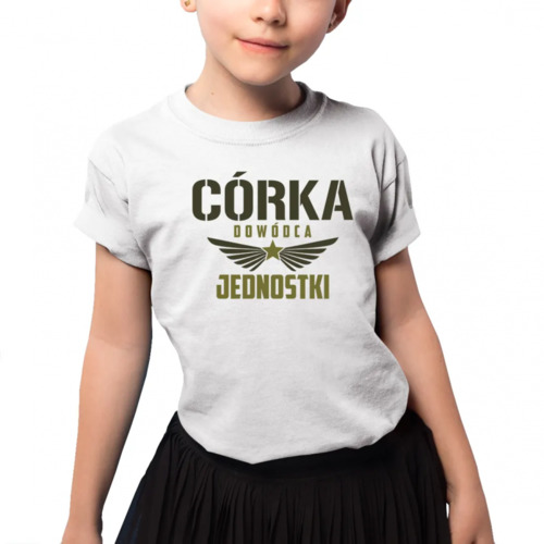 Córka Dowódca Jednostki - koszulka dziecięca z nadrukiem 49.00PLN