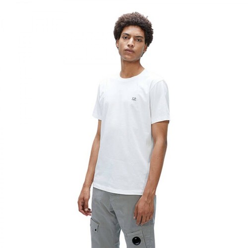 C.p. Company, T-Shirt Short Sleeve Biały, male, 378.35PLN