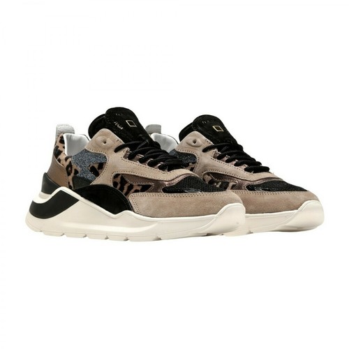 D.a.t.e., Fuga Animalier Sneakers Beżowy, female, 780.00PLN