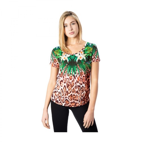 Desigual, T-shirt Zielony, female, 361.00PLN