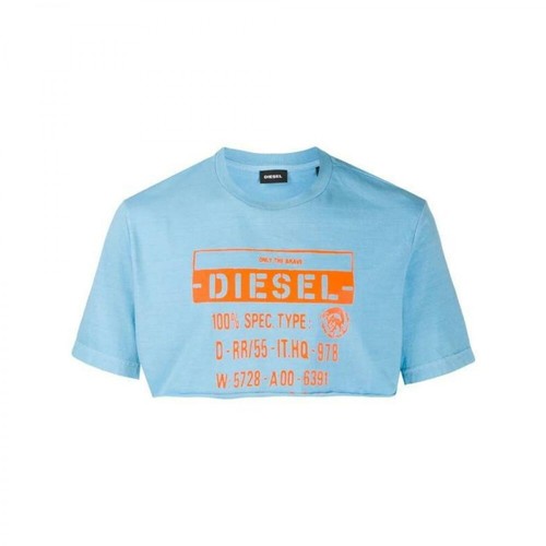 Diesel, T-Shirt Niebieski, male, 299.00PLN