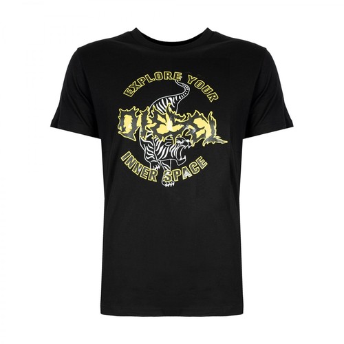 Diesel, T-shirt T-Diego-B15 Czarny, male, 186.00PLN