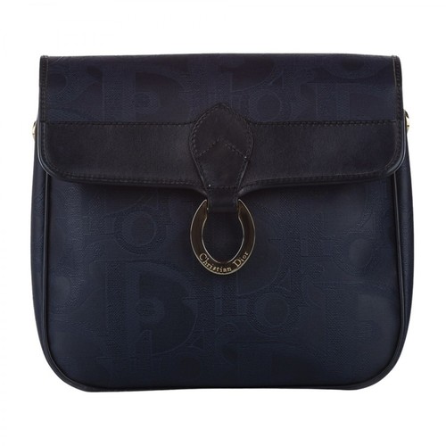 Dior Vintage, Pre-owned Oblique Crossbody Bag Niebieski, female, 2276.55PLN