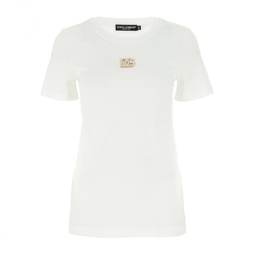 Dolce & Gabbana, T-Shirt Biały, female, 2084.00PLN