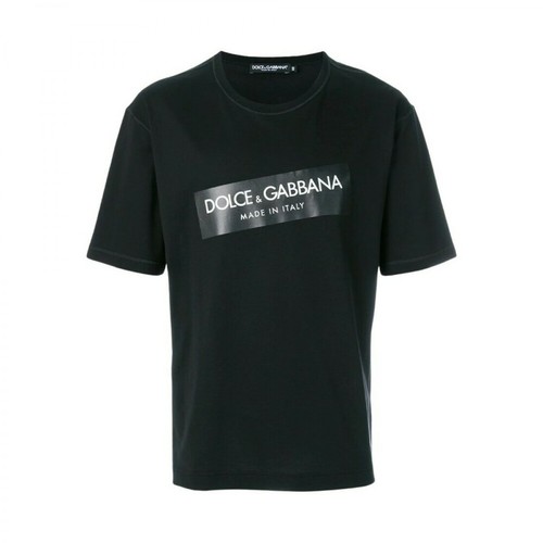 Dolce & Gabbana, T-shirt Czarny, male, 570.00PLN