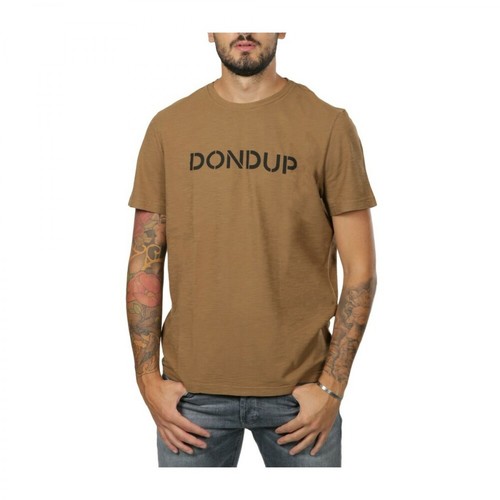 Dondup, T-shirt Brązowy, male, 328.50PLN