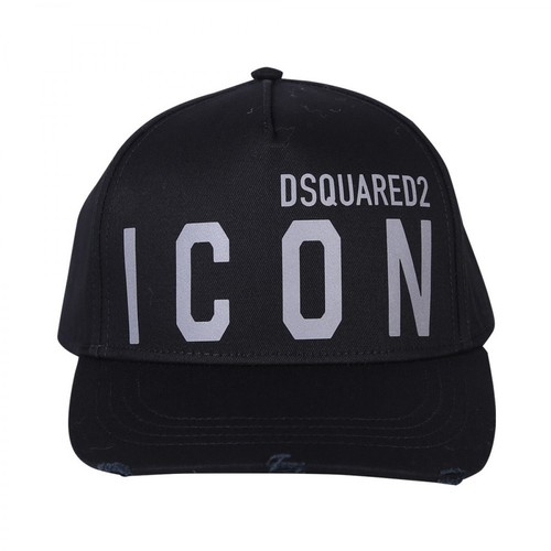 Dsquared2, ikona czapka z daszkiem Czarny, male, 647.00PLN