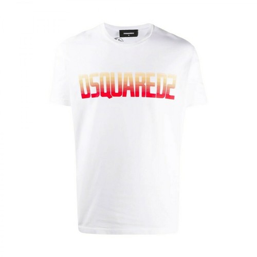 Dsquared2, T-shirt Biały, male, 885.11PLN