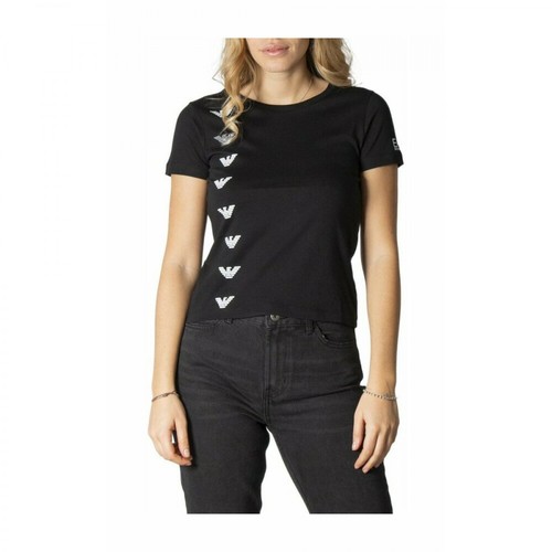 Emporio Armani EA7, T-Shirt Czarny, female, 472.11PLN
