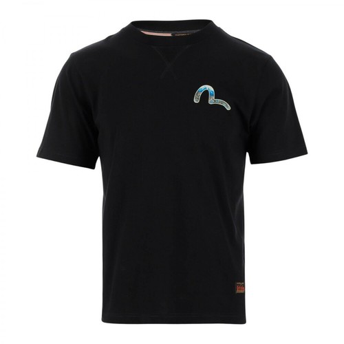 Evisu, T-shirt Czarny, male, 475.00PLN