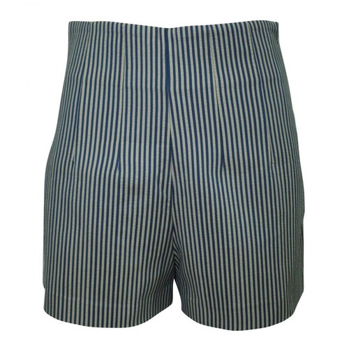 Fendi Vintage, Pre-owned Striped Shorts Niebieski, female, 995.00PLN