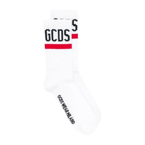 Gcds, Logo print socks Biały, female, 93.00PLN