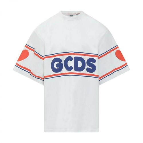 Gcds, Oversized t-shirt Biały, male, 990.00PLN