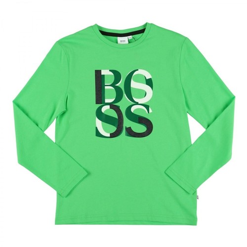 Hugo Boss, t-shirt Zielony, male, 247.00PLN