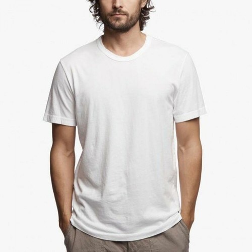 James Perse, T-shirt 0010Wht Mlj3311 Biały, male, 431.21PLN