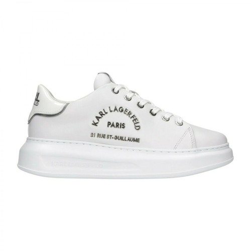 Karl Lagerfeld, Buty Sneakersy Z Logo Biały, female, 840.00PLN