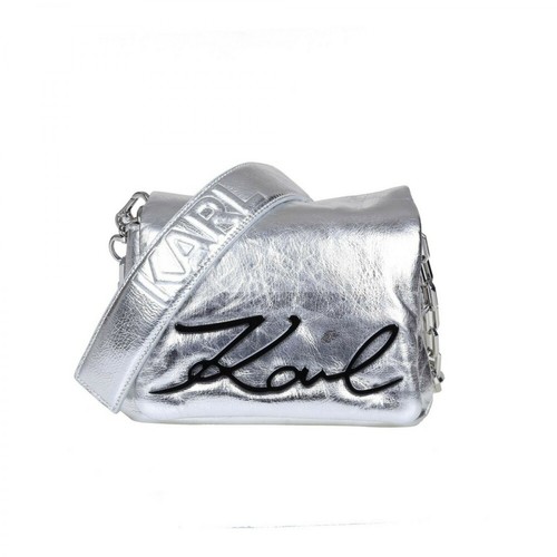 Karl Lagerfeld, signature bag Szary, female, 1118.00PLN
