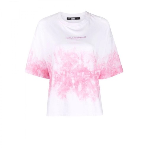 Karl Lagerfeld, T-shirt Różowy, female, 517.50PLN
