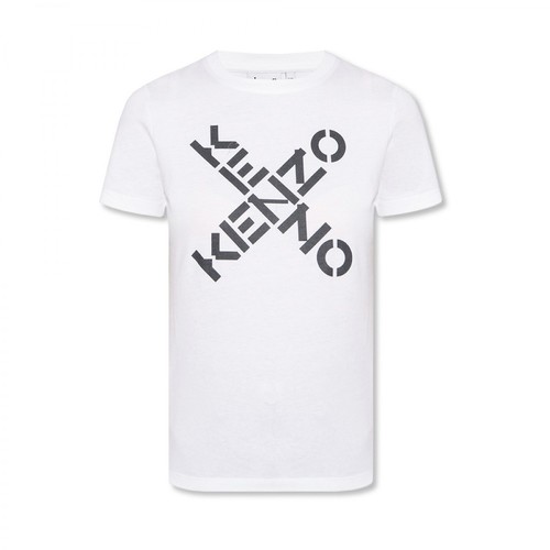 Kenzo, Logo T-shirt Biały, female, 463.00PLN