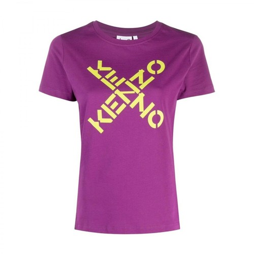 Kenzo, T-Shirt Fioletowy, female, 384.00PLN