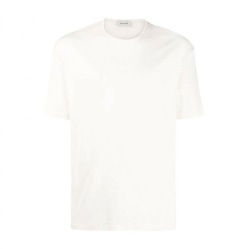 Lemaire, FIN RIB T-Shirt Biały, male, 593.00PLN