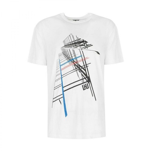 Les Hommes, T-shirt City Biały, female, 318.00PLN