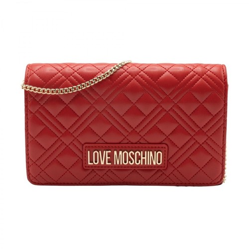 Love Moschino, Quilted Bag Czerwony, female, 502.00PLN