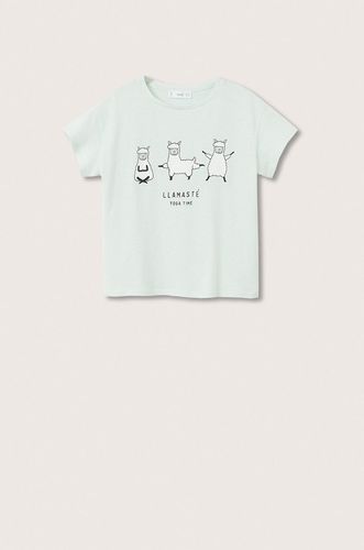 Mango Kids t-shirt bawełniany dziecięcy Funny 19.99PLN