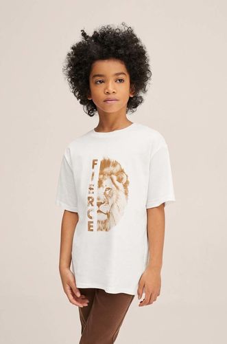 Mango Kids t-shirt bawełniany dziecięcy Jungle 35.99PLN