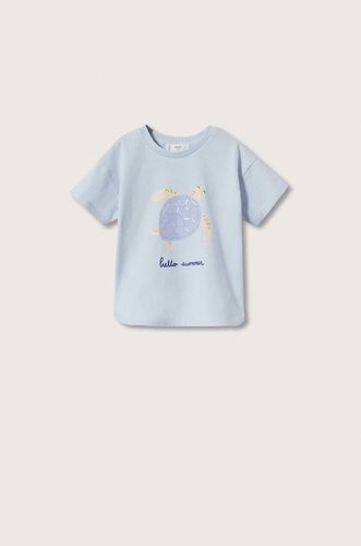 Mango Kids t-shirt bawełniany dziecięcy Tortuga 35.99PLN