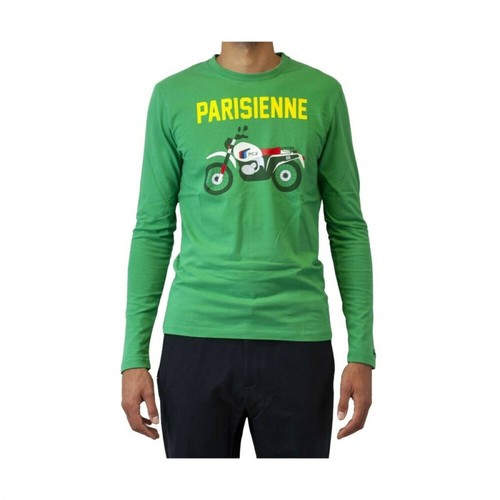 MC2 Saint Barth, Lyon-parisienne t-shirt Zielony, male, 191.80PLN