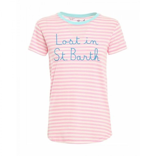 MC2 Saint Barth, T-shirt Różowy, female, 294.00PLN