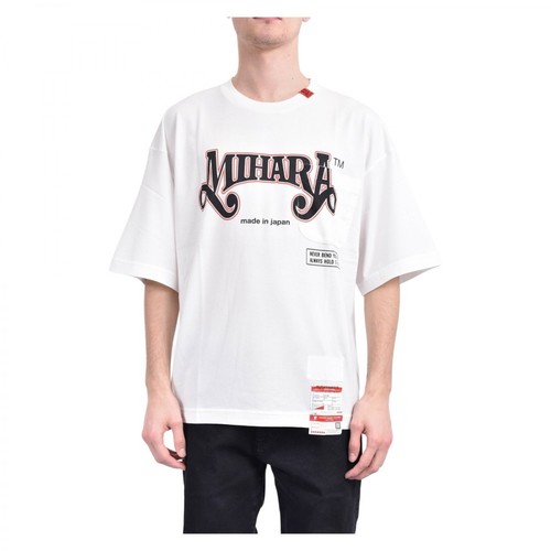 Mihara Yasuhiro, T-shirt MMY printed Biały, male, 794.33PLN