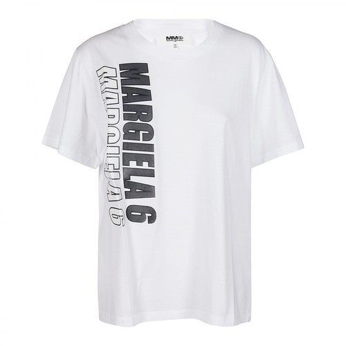MM6 Maison Margiela, T-shirt Biały, female, 434.00PLN