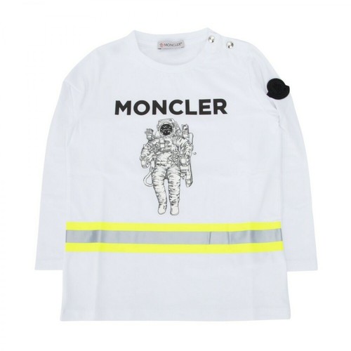 Moncler, T-Shirt Biały, male, 434.00PLN