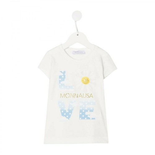 Monnalisa, T-Shirt Biały, female, 374.00PLN