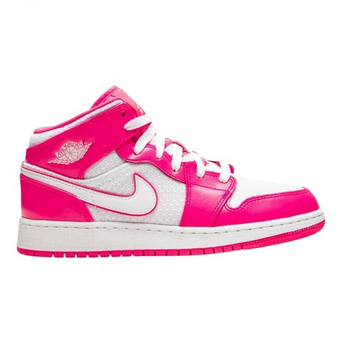 Nike, Air Jordan 1 Mid GS Sneakers Biały, female, 2520.00PLN