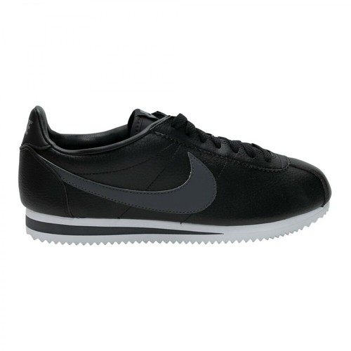 Nike, Classic Cortez Leather Sneakers Czarny, male, 393.00PLN