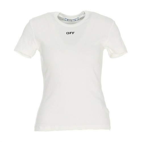 Off White, Basic S/S T-shirt Biały, female, 834.00PLN
