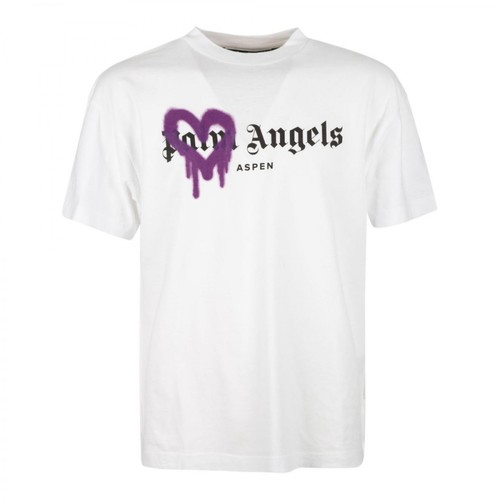 Palm Angels, T-Shirt Biały, male, 973.00PLN