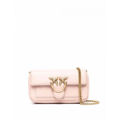 Pinko, Love Pocket Simply BAG Różowy, female, 821.00PLN