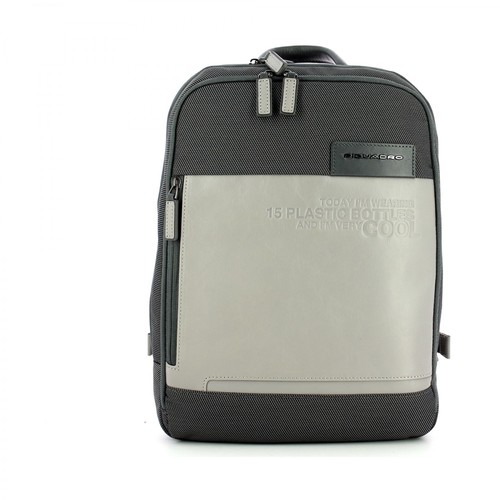 Piquadro, Medium Backpack for PC 14.0 with Rfid Szary, male, 1084.00PLN