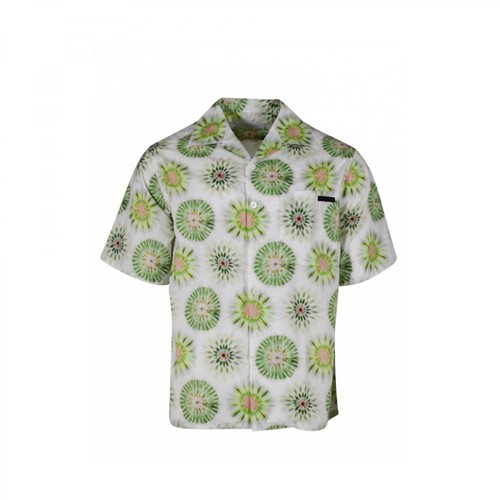 Prada, Tye & Die shirt Zielony, male, 1140.00PLN