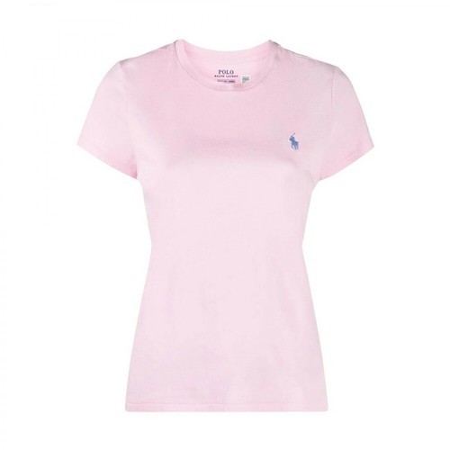 Ralph Lauren, Basic T-shirt Różowy, female, 384.00PLN