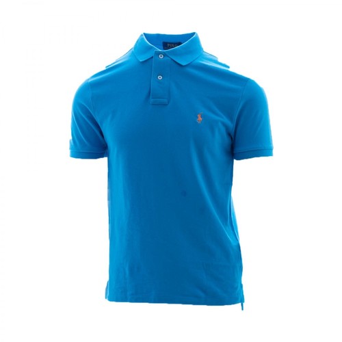 Ralph Lauren, Polo shirt Niebieski, male, 429.00PLN