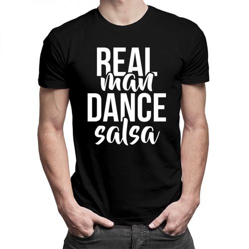 Real man dance salsa - męska koszulka z nadrukiem 69.00PLN