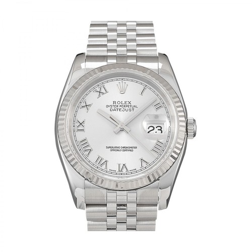 Rolex Vintage, Pre-owned Watch Datejust 36 Szary, unisex, 45530.00PLN