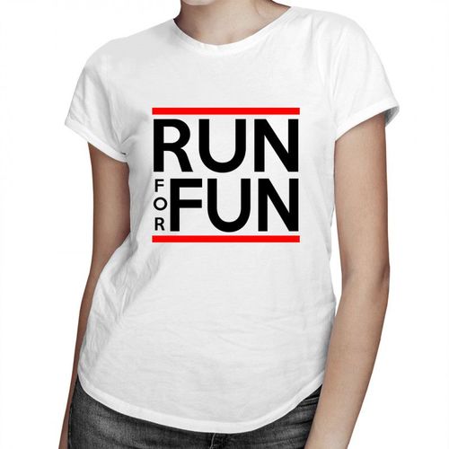 Run For Fun - damska koszulka z nadrukiem 69.00PLN